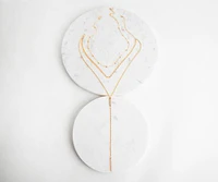 3 Row Luxe Lariat Layered Necklaces