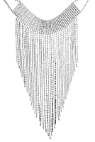 Fabulous In Fringe Rhinestone Choker