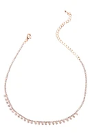 Dainty Drops Rhinestone Choker