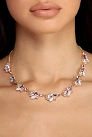 Glimmer In Gemstone Necklace