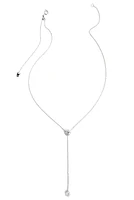 Cubic Zirconia Lariat Necklace