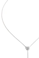Cubic Zirconia Lariat Necklace