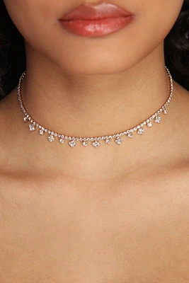 Little Details Dainty Rhinestone Choker