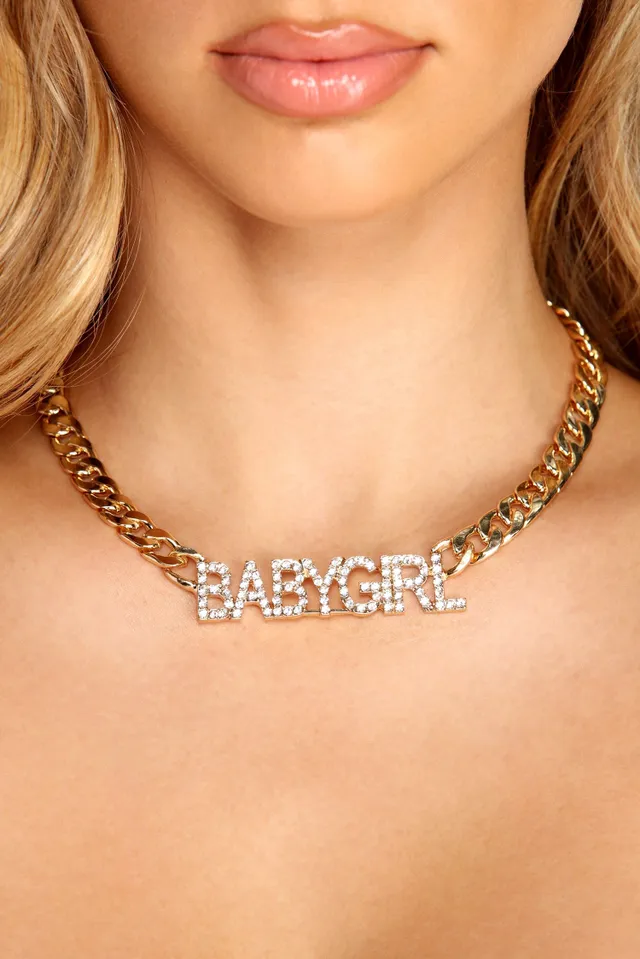 Wear by Erin Andrews x Baublebar Denver Broncos Gold Dog Tag Necklace