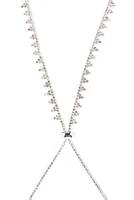Lariat Rhinestone Duster Necklace