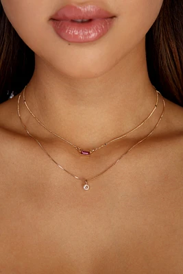 Sparkling Moment Cubic Zirconia Necklace