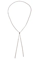 Rhinestone Slide Bar Necklace