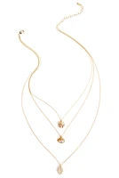 Elephant, Eye, Hamsa Hand Necklace