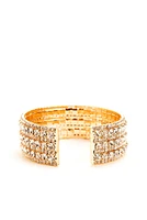 She's Stacked Rhinestone Cuff