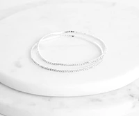 Double The Shine Anklet Set