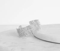 All About The Rhinestones Cuff