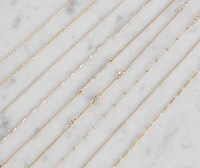 Simply Dainty Chain Bracelet 9 Pack