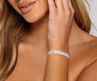 Elegant Cubic Zirconia Tennis Bracelet