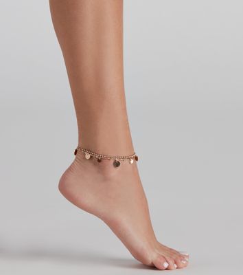 Daydream Layered Charm Anklet