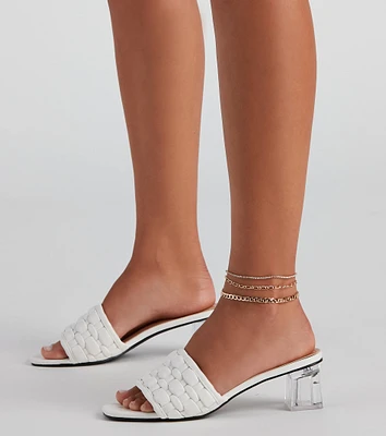 Luxe Links Layered Rhinestone Anklet