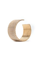 Rhinestone Statement Wide Cuff