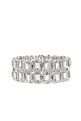 Noble Elegance Rhinestone Bracelet
