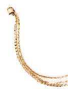 Dainty 3 Row Chain Anklet