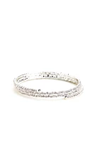 Rhinestone Memory Wire Bracelet