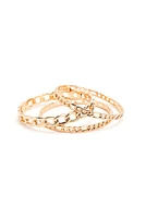 3 Pack Chain Link Bangles