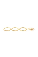 Caged Rhinestone Ring Pack