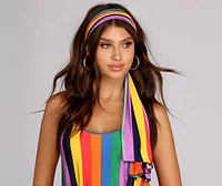 Rainbow Wave Head Wrap