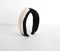 Swirl Angora Knit Headband