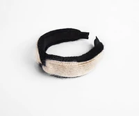 Swirl Angora Knit Headband