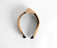 Summer Straw Knot Headband