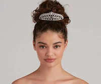Princess Rhinestone Tiara Comb