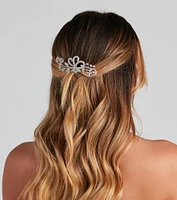 Rhinestone Filigree Hair Comb