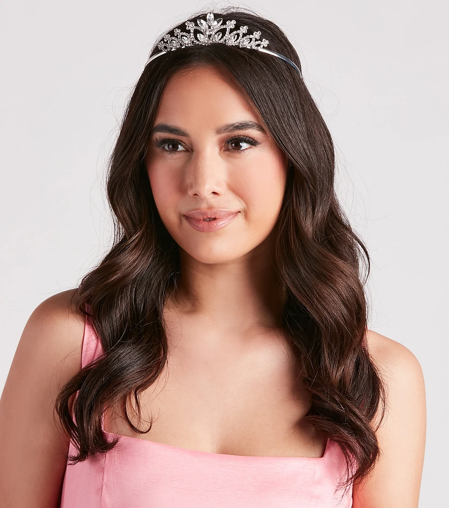 Crowned Glam Rhinestone Tiara