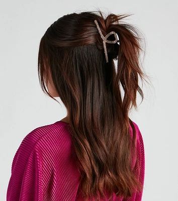 The Loop Rhinestone Claw Clip