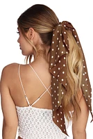 Retro Vibes Scarf Scrunchie