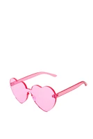 Rimless Heart Sunglasses