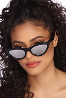Stepping Up Cat Eye Sunglasses