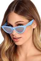 Stepping Up Cat Eye Sunglasses