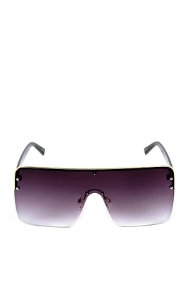 Studded Shield Sunglasses