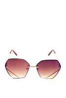 Oversized Geometric Sunglasses