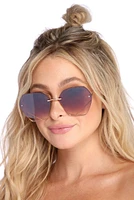 Oversized Geometric Sunglasses