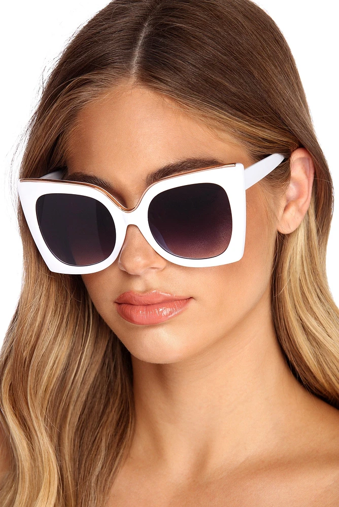 Squared And Fab Sunglasses