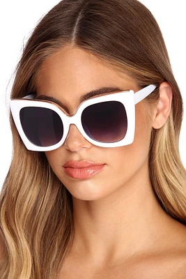 Squared And Fab Sunglasses