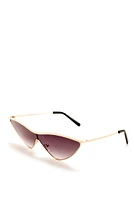 Effortlessly Edgy Cat Eye Sunglasses