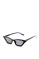 Edgy Narrow Cat Eye Sunglasses
