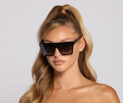 Chic Flat Top Sunglasses