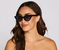 Chic Attitude Cat-Eye Sunglasses