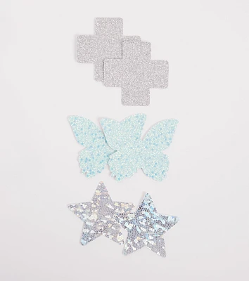 Glow Up Three Pack Pasties Set