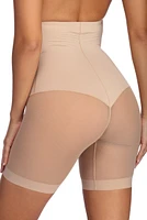 High Waist Sheer Shaper Shorts