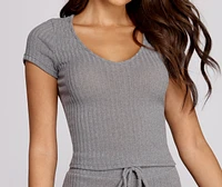 Cozy On Up PJ Top