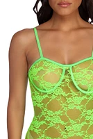 Tease Me Sheer Lace Chemise